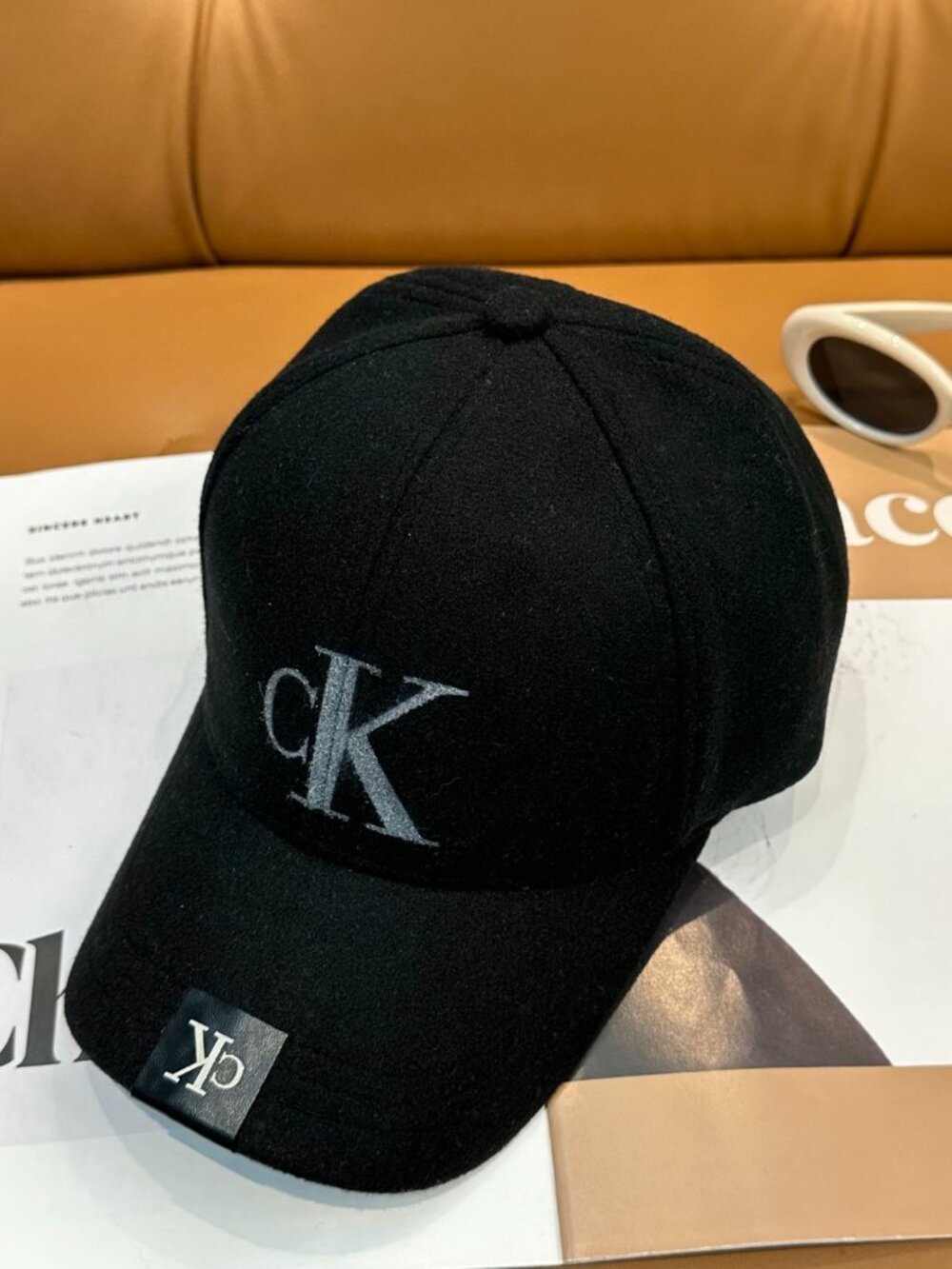Calvin Klein Black Baseball Cap - Picture 6 of 8
